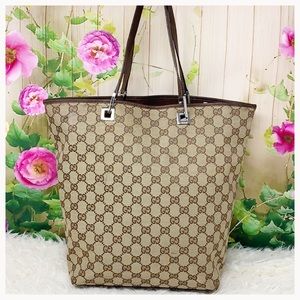 Authentic Gucci GG Monogram Tote Bag